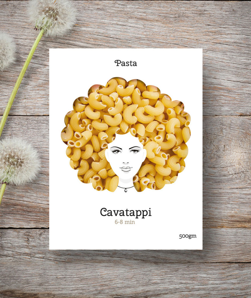 creative packaging pasta hairstyles nikita 11