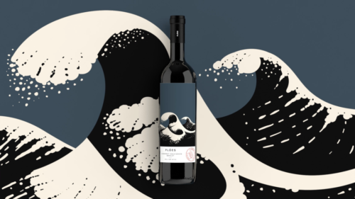 wine packaging design, beetroot design, wine label