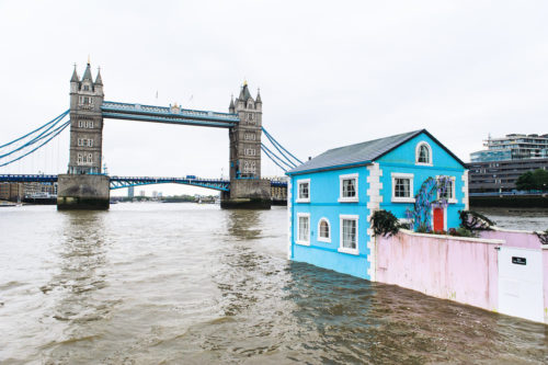 Airbnb floating house