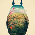 Totoro art print by Victor Vercesi