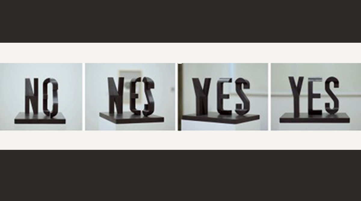 NO turns to YES - Setaprint, an archive for visual inspiration