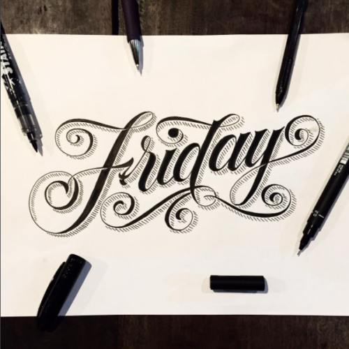 Friday lettering by Hendry Juanda