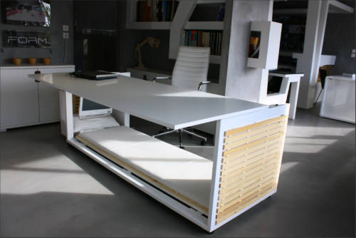 Studio NL Desk Convertible to bed2