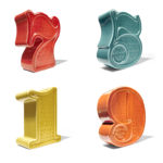 Ceramic numerals