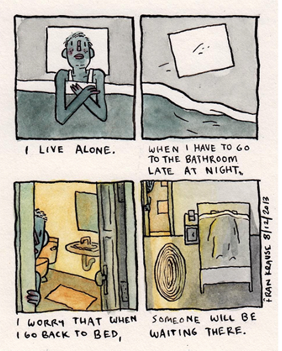 Deep dark fears/ someone in bed