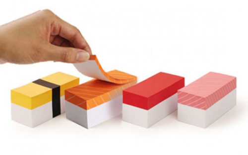 sushi memo pads