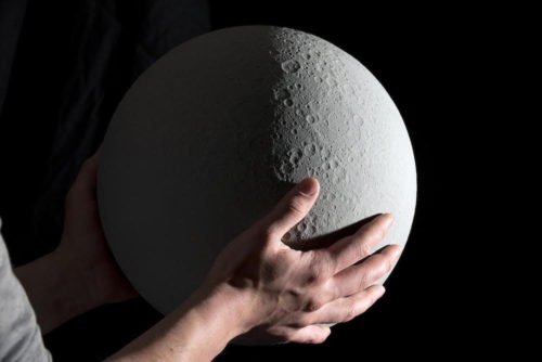 MOON - a topographically accurate lunar globe 3