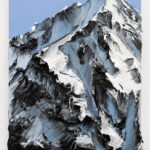 Snowy mountain paintings