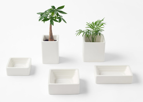 nendo minimalist dog accessories - ceramic bowls