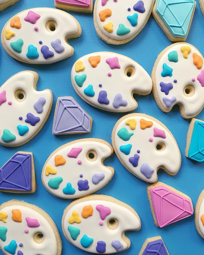 Colorful cookies by Holly Fox