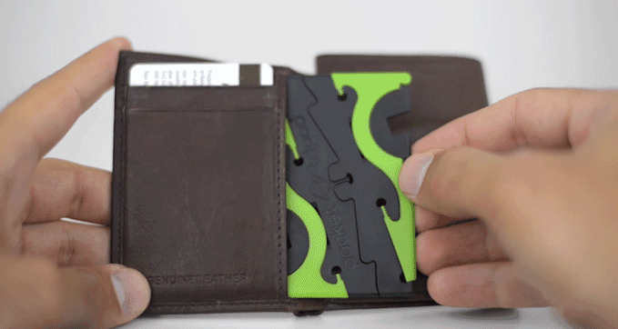 Pocket Tripod fits in a wallet
