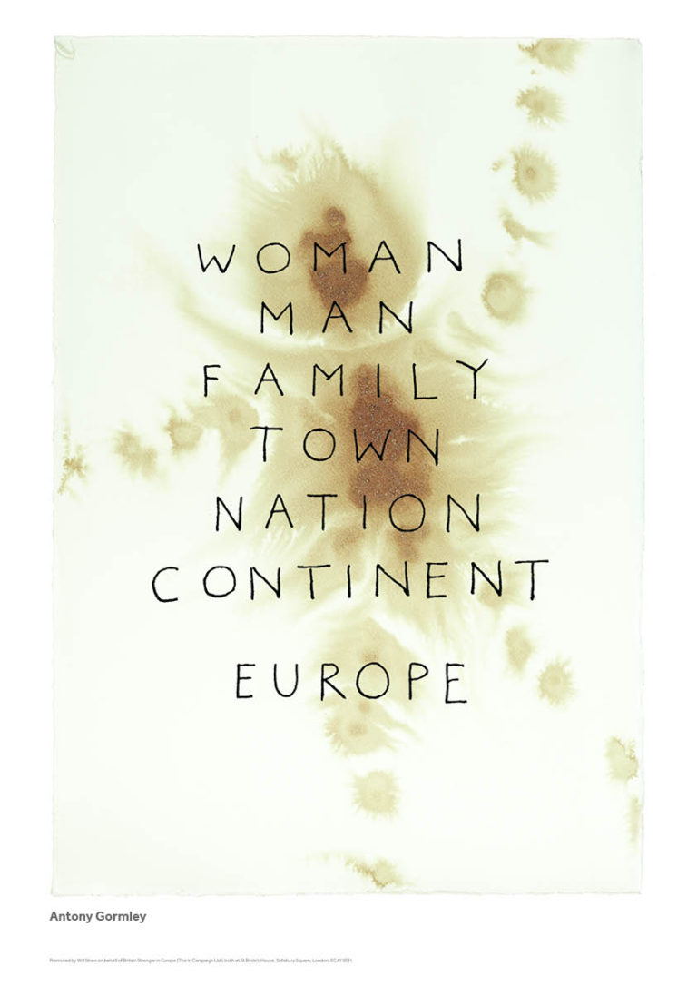 Bremain Creative posters for the proEU campaign Setaprint, an