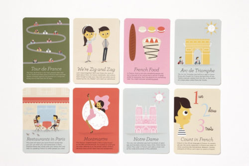 ZigZag Paris city guide cards