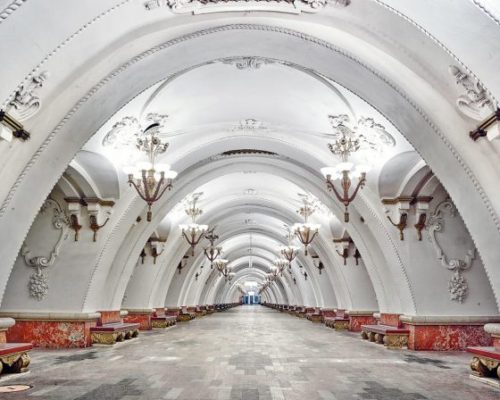  Arbatskaya Metro Station Moscow Russia 2015 David Burdeny