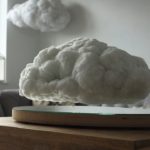 Α levitating cloud with sounds and lights