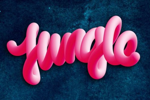 JUNGLE, typography by Pat Simmons