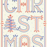Christmas lettering