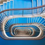 Perfectly photographed Art Deco staircases