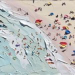Beach paintings by Sally West