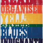 Lettering protest poster